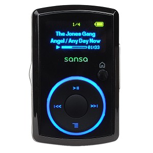SanDisk Sansa Clip 8GB USB 2.0 Clip Style MP3 Digital Music FM P